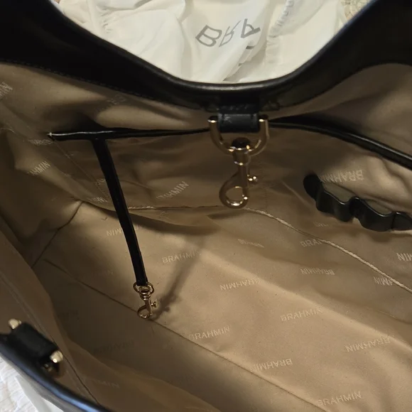 NWT Brahmin Iona Tote in Black Nightshade - Picture 12 of 16